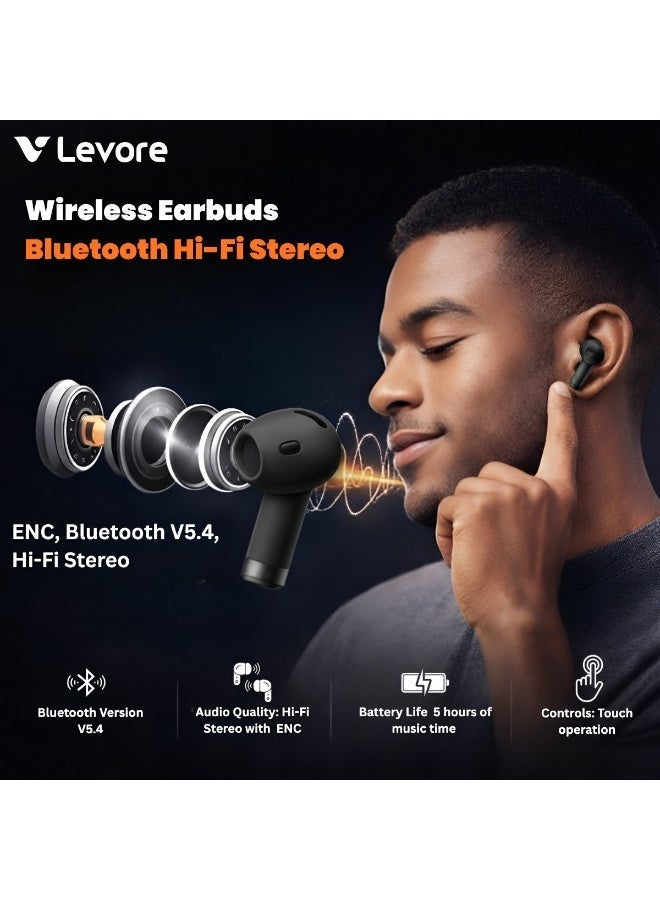 LEVORE TWS Wireless Earbuds ENC - Image 4